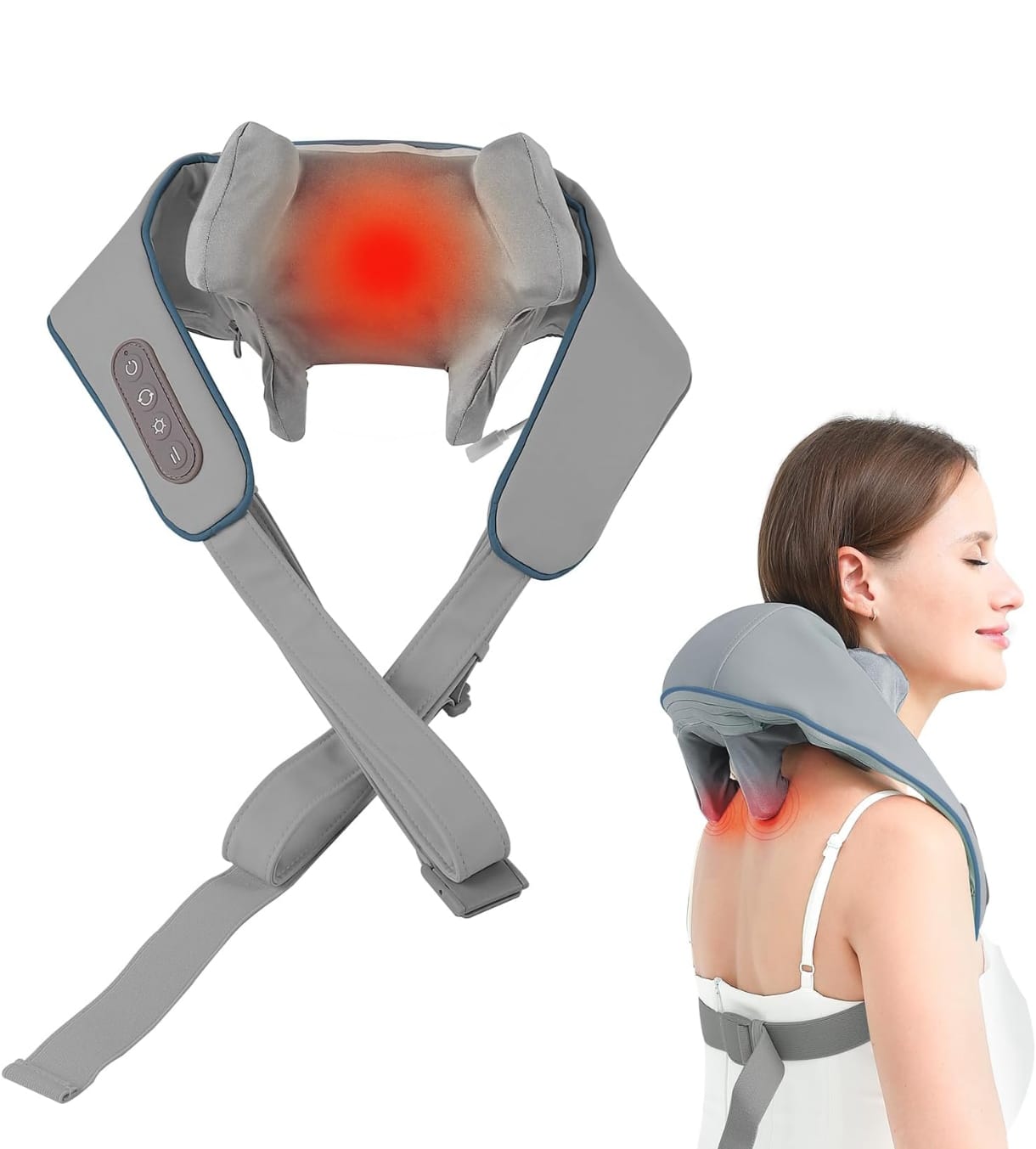 MASAJEADOR NEWVANA 10W CUELLO HOMBROS Y ESPALDA PROFESIONAL - 1