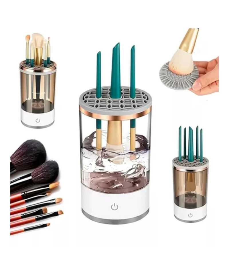 LIMPIADOR DE BROCHAS DE MAQUILLAJE NEWVANA ELECTRICO - 1