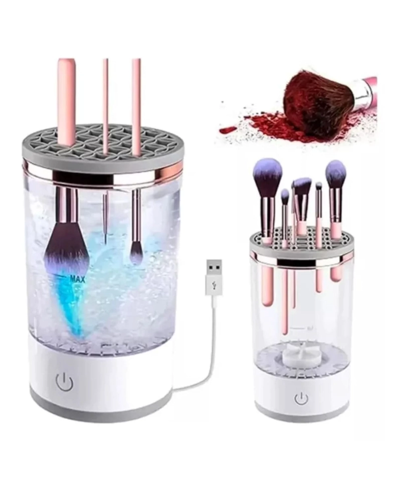 LIMPIADOR DE BROCHAS DE MAQUILLAJE NEWVANA ELECTRICO - 2