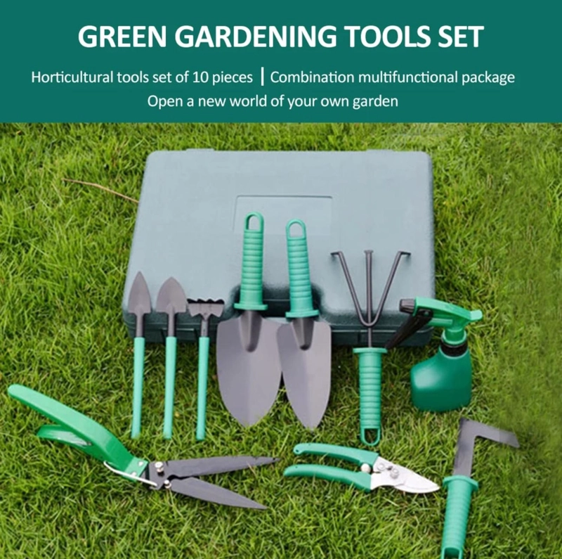 KIT DE HERRAMIENTA DE JARDINERIA 10 PIEZAS - 4