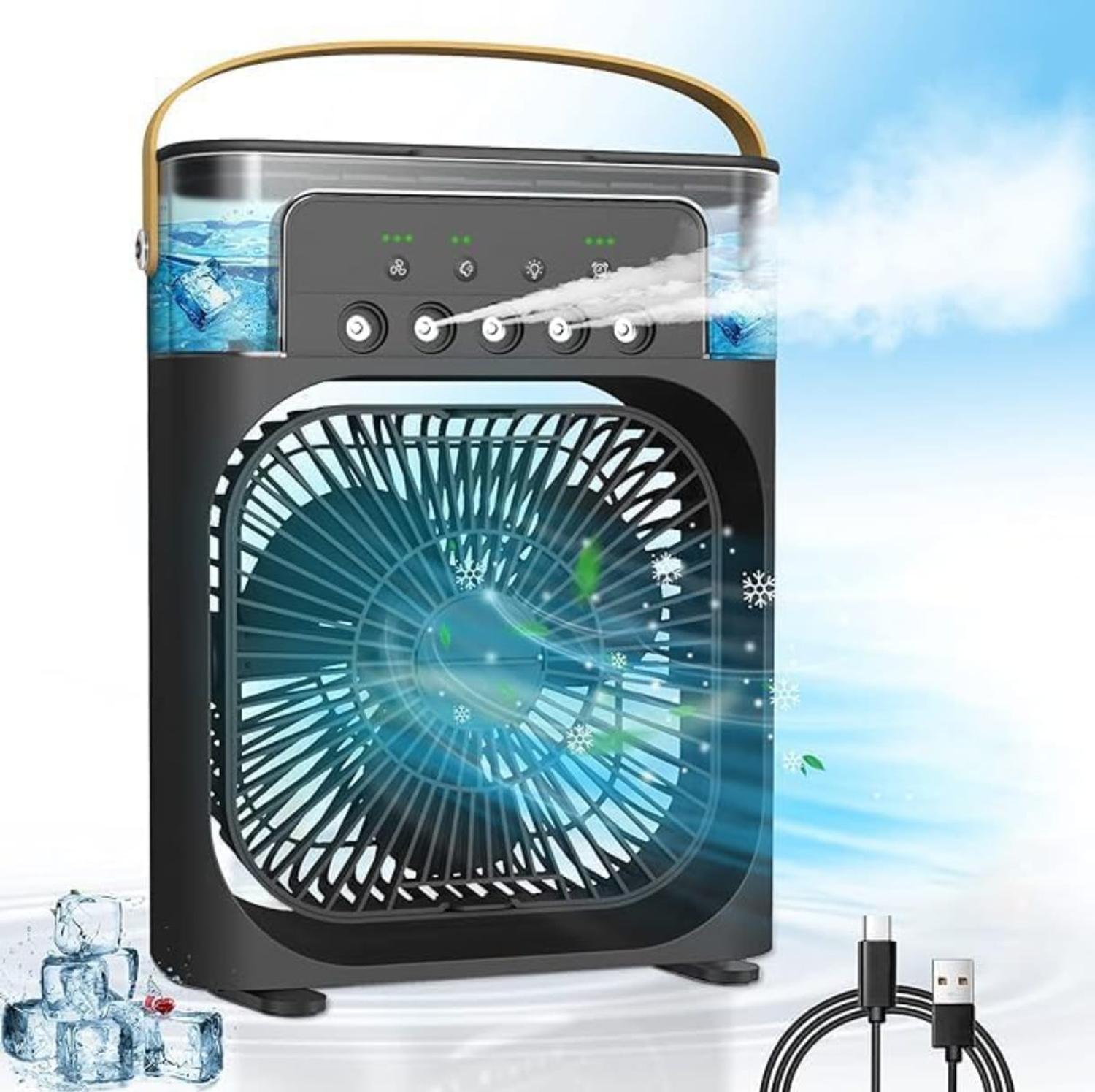 VENTILADOR HUMIFICADOR CON LUZ - 3