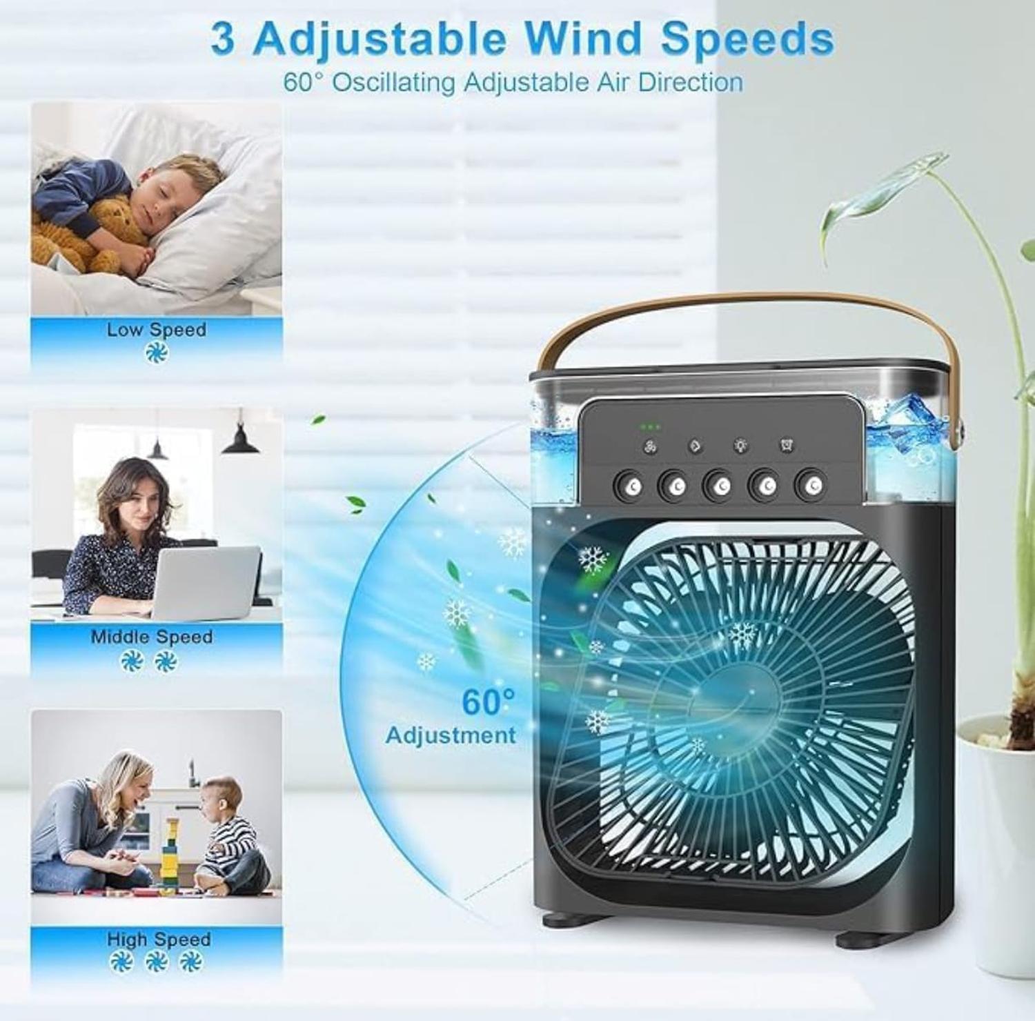 VENTILADOR HUMIFICADOR CON LUZ - 4