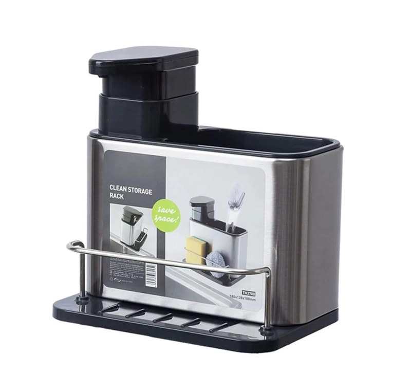 DISPENSADOR DE JABON Y ORGANIZADOR PARA COCINA - 1