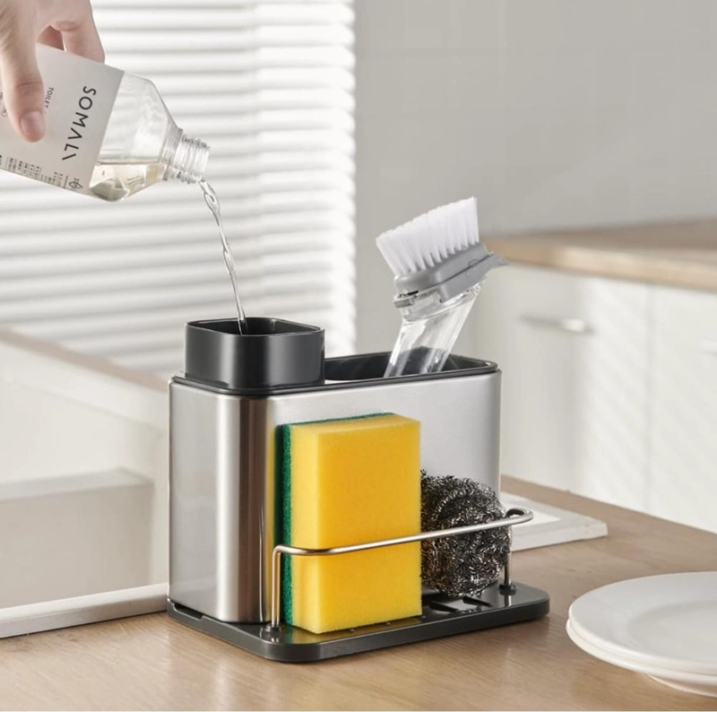 DISPENSADOR DE JABON Y ORGANIZADOR PARA COCINA - 2