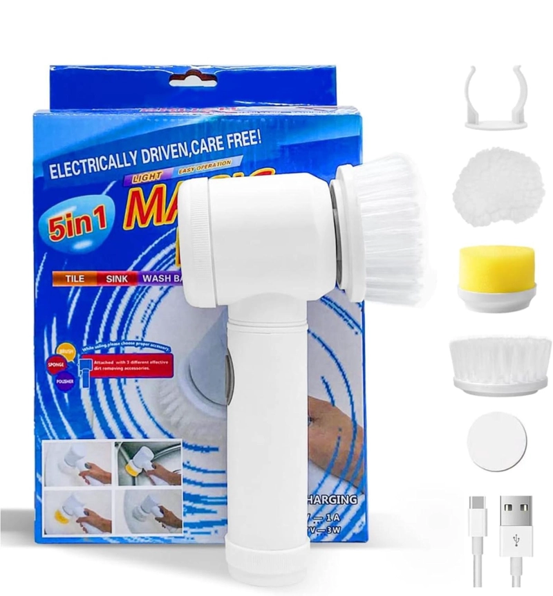 CEPILLO DE LIMPIEZA ELÉCTRICO RECARGABLE - 1
