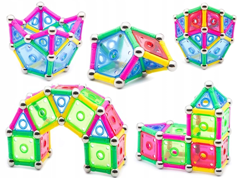 JUEGO DE BLOQUES MAGNE TICOS 110 PIEZAS - 2