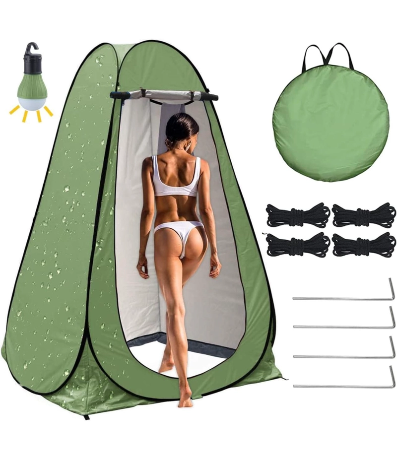 CARPA DE BAÑO PORTATIL CARPA PARA DUCHA PRIVADA - 1