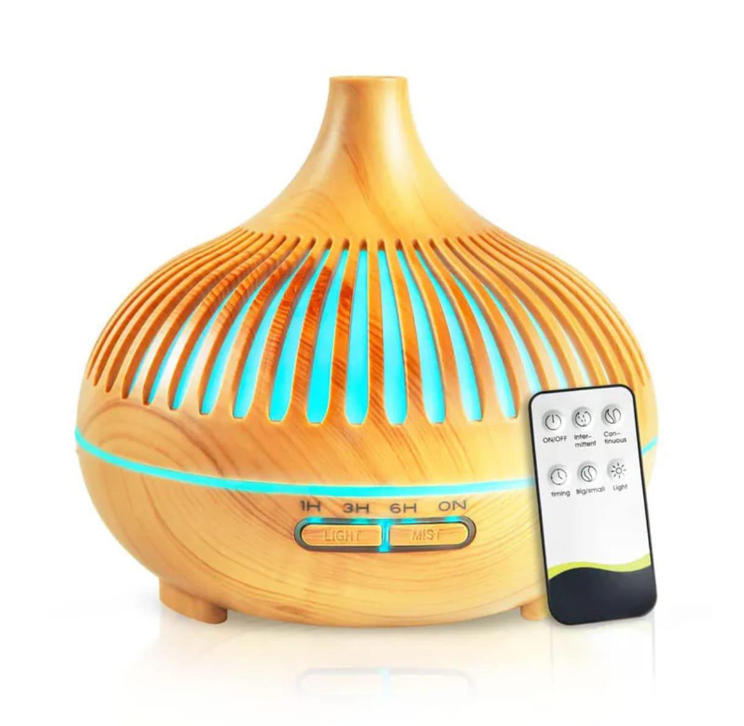 HUMIFICADOR DE ACEITE Y DIFUSOR CON CONTROL REMOTO
