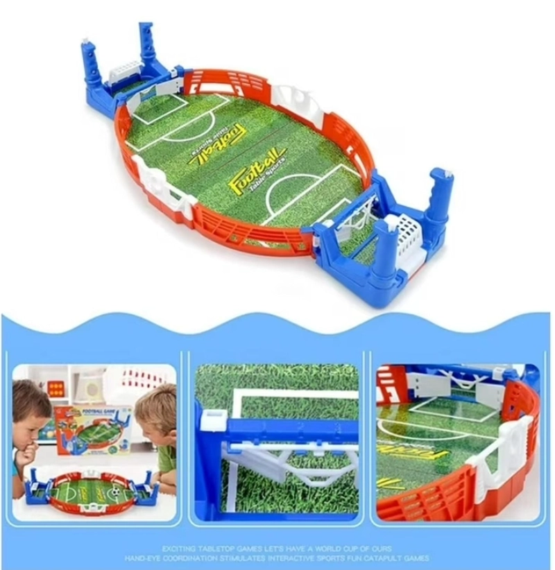 FUTBOL MESA PORTÁTIL MINI CANCHA JUEGO AZUL - 2
