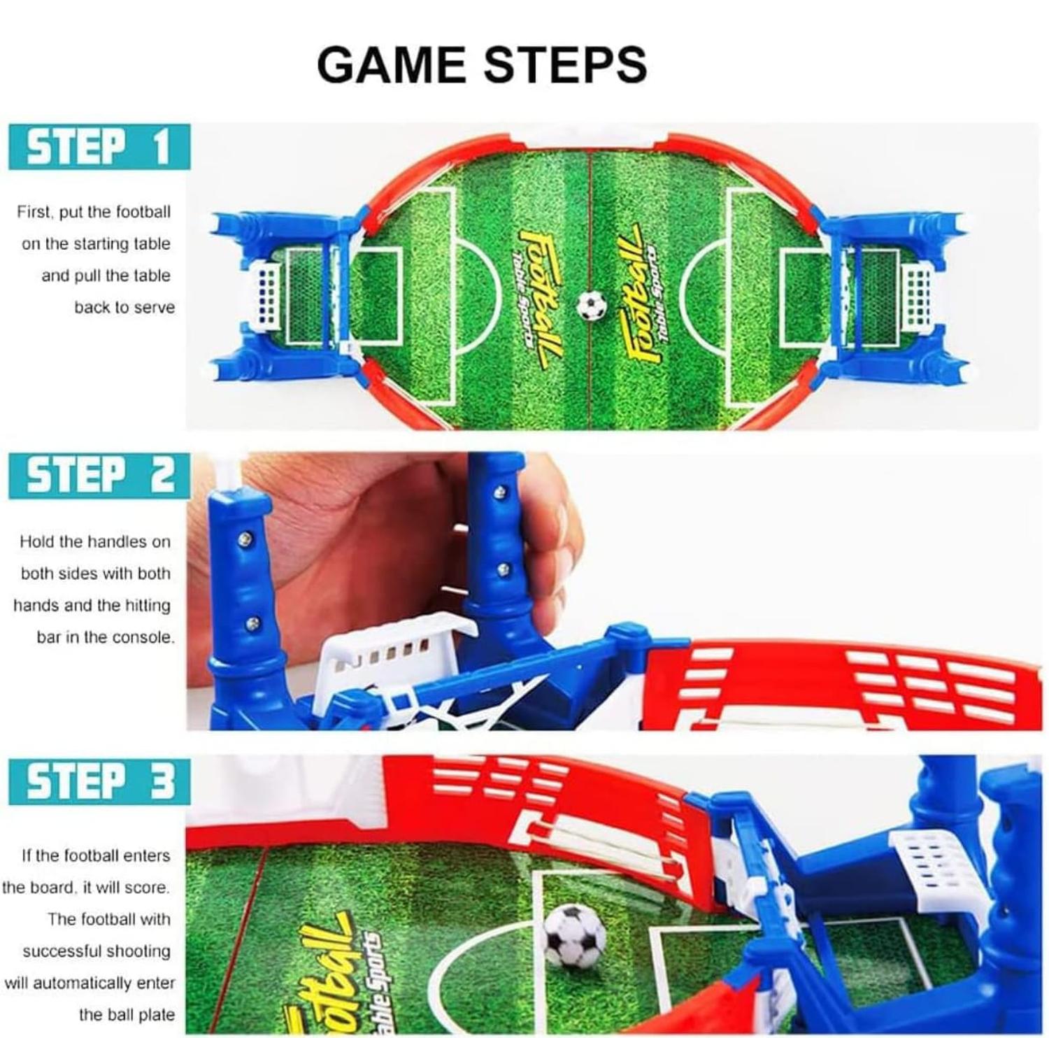 Set De 2 Juegos De Fútbol De Dedos Mini – Incluye Porterías, Balón Y Zapatos, Juego De Mesa Portátil Para Reflejos Rápidos