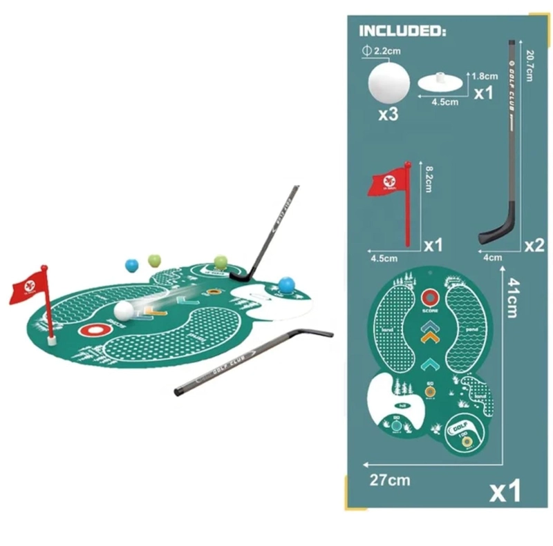 MINI JUEGO DE GOLF PARA NIÑOS LONA DE GOLF - 3