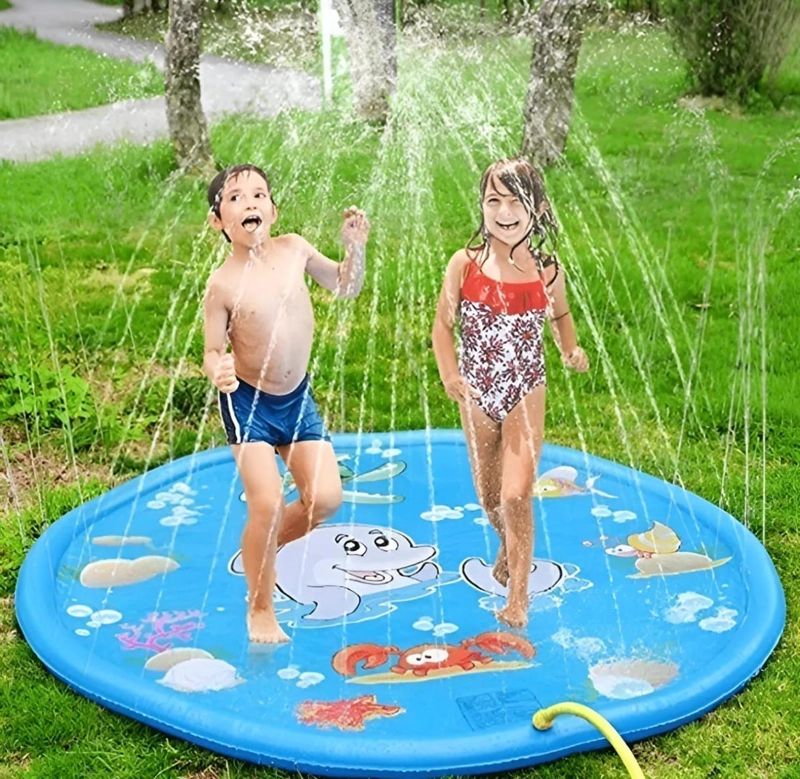 ALFOMBRA LANZA AGUA PISCINA NIÑOS 170CM - 3