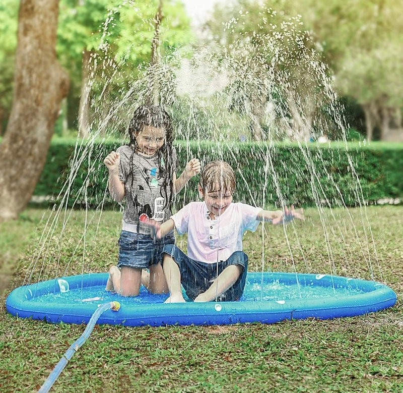 ALFOMBRA LANZA AGUA PISCINA NIÑOS 170CM - 5