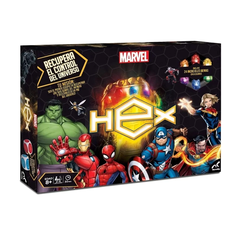 JUEGO MESA MARVEL HEX GEMAS DEL INFINITO - 3