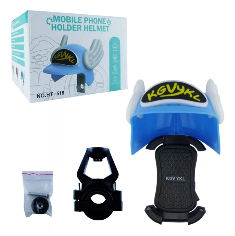 SOPORTE DE CELULAR CON CASCO PARA MOTO - 1