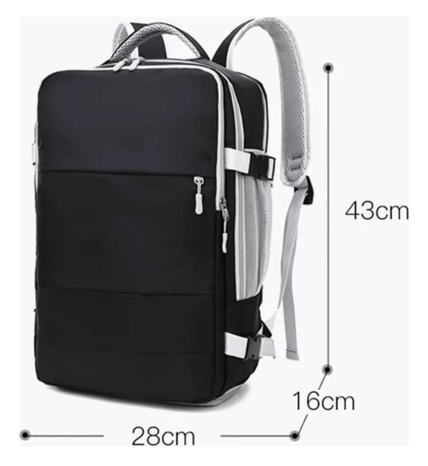 MOCHILA PARA VIAJE MULTIFUNCIONAL CON ESPACIO PARA ZAPATOS ROSA - 9