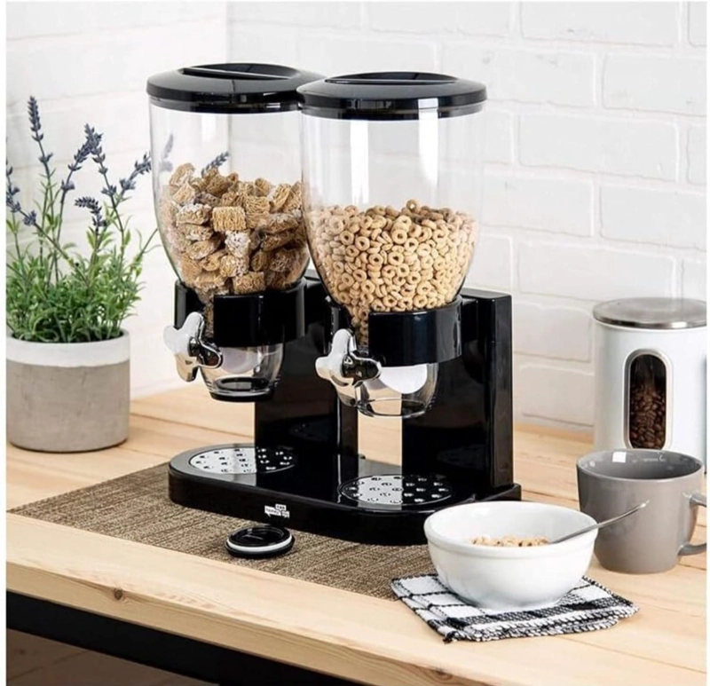 DISPENSADOR DE CEREAL DOBLE DISPENSADOR HERMETICO - 1
