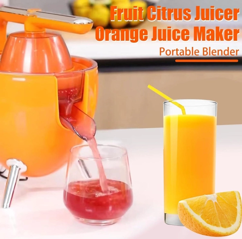 EXPRIMIDOR DE FRUTAS RECARGABLE USB PRENSA PORTATIL - 2
