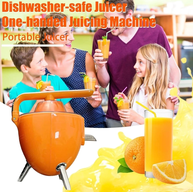EXPRIMIDOR DE FRUTAS RECARGABLE USB PRENSA PORTATIL - 3