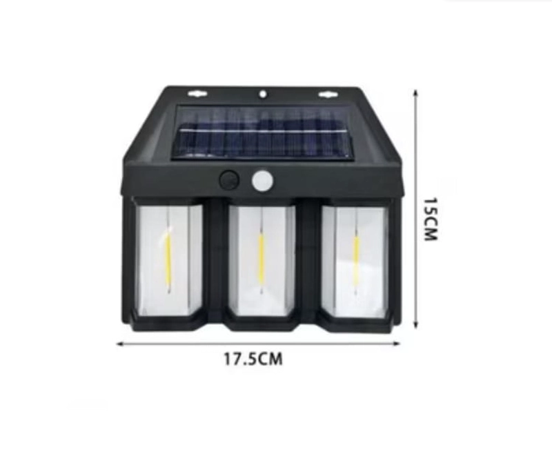 LAMPARA SOLAR LED CON SENSOR DE MOVIMIENTO - 2
