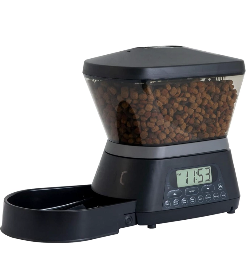 DISPENSADOR DE ALIMENTOS PARA MASCOTAS AUTOMATICO - 2
