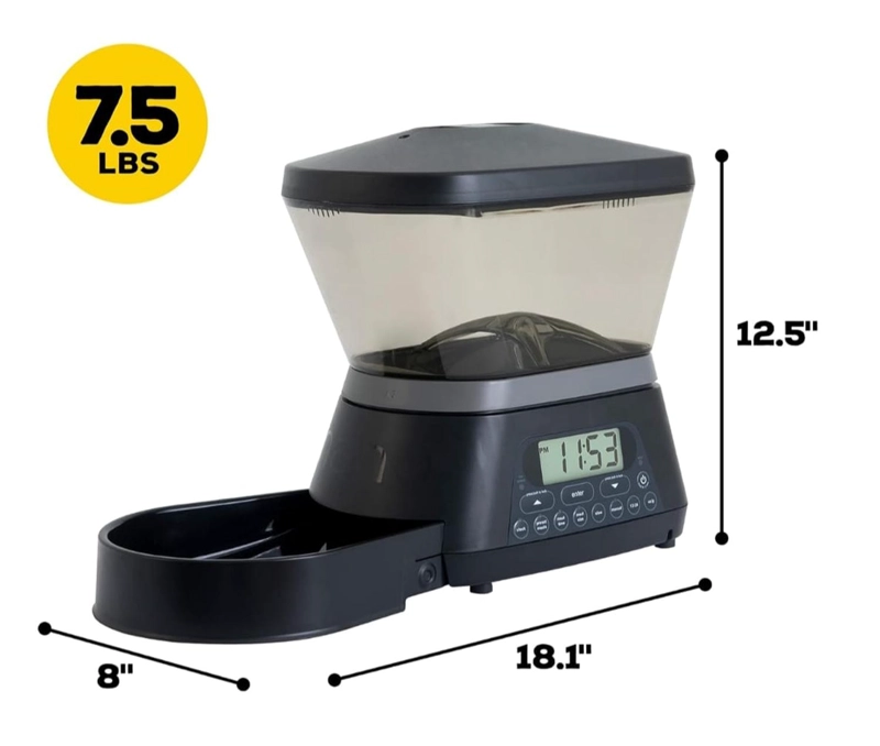 DISPENSADOR DE ALIMENTOS PARA MASCOTAS AUTOMATICO - 4