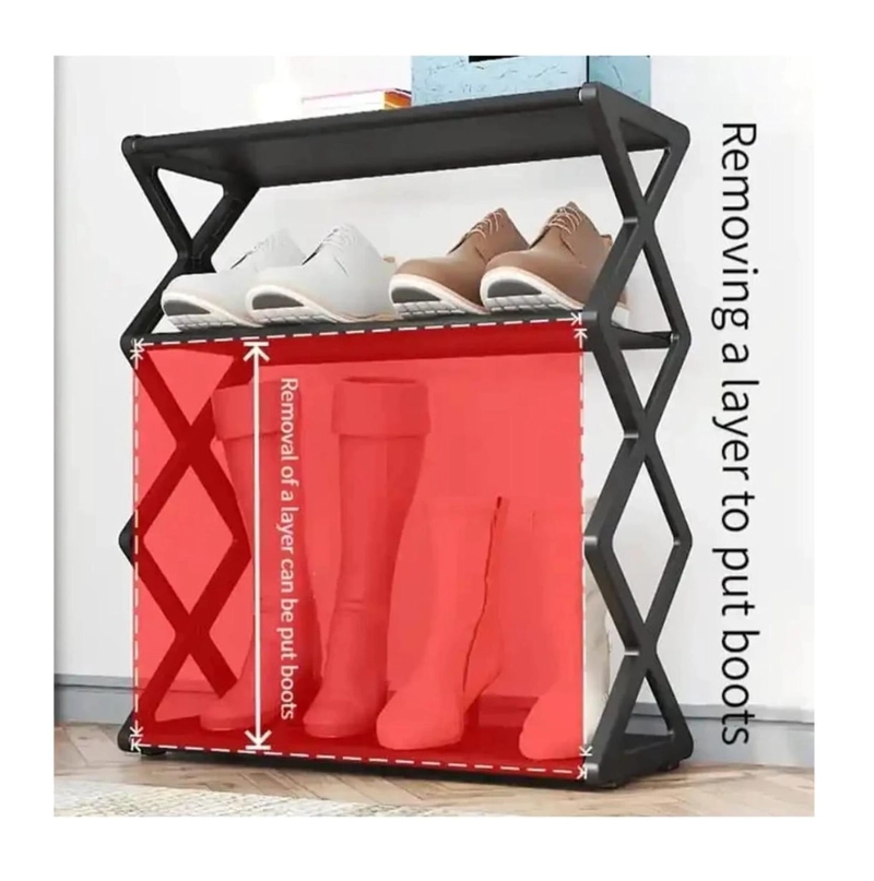 ORGANIZADOR DE ZAPATOS PLEGABLES 4 NIVELES - 3