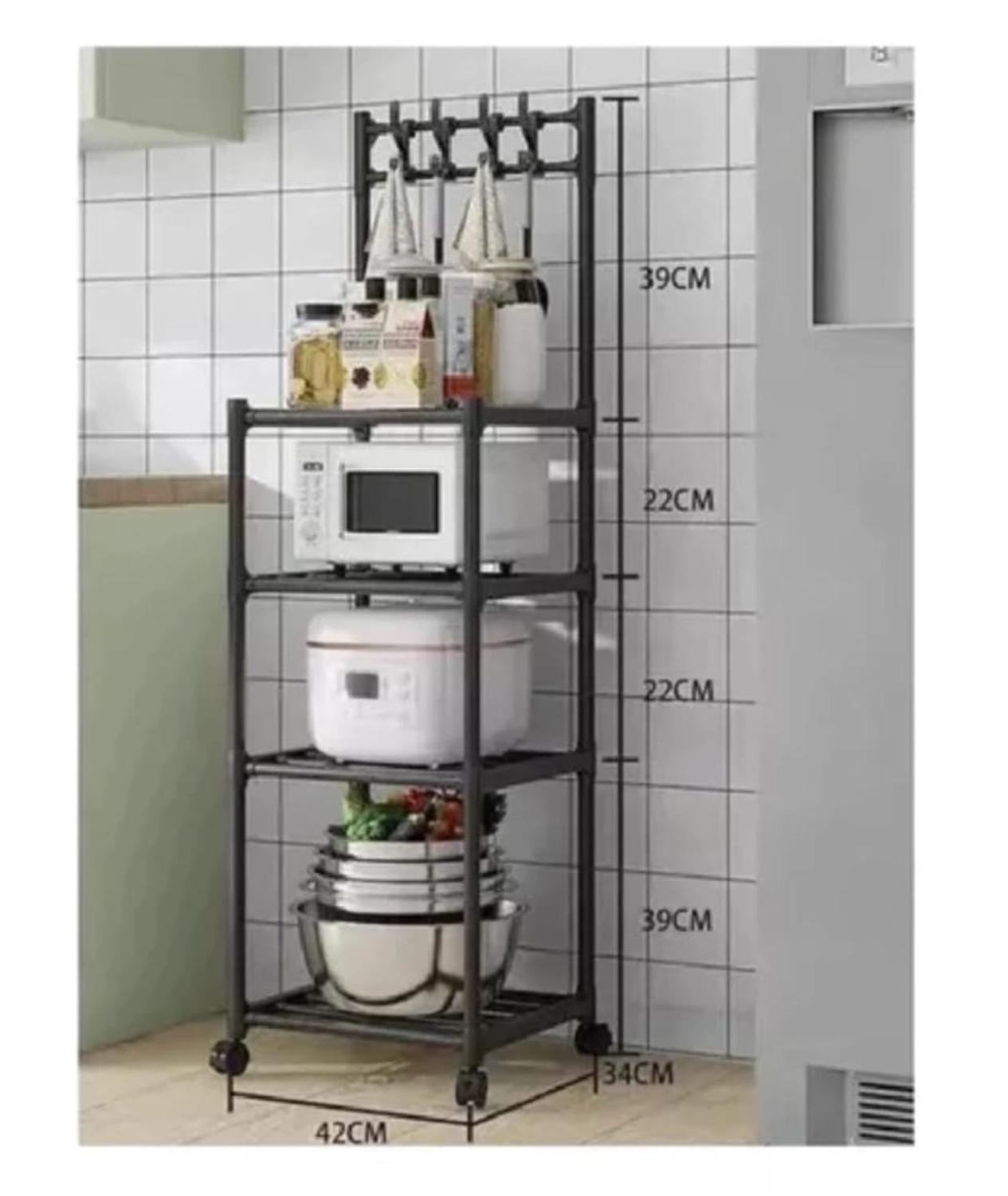 ESTANTE ORGANIZADOR PARA COCINA MULTIFUNCIONAL BLANCO - 2