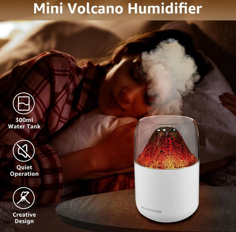 HUMIFICADOR DISEÑO VOLCAN RECARGABLE - 4