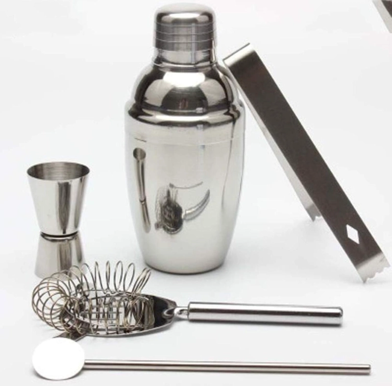 SET DE COCTELERIA CON 4 ACCESORIOS