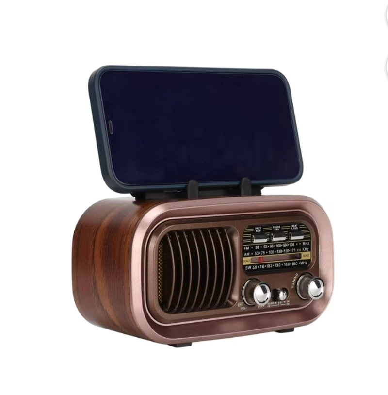 RADIO VINTAGE SOLAR RECARGABLE USB - 3