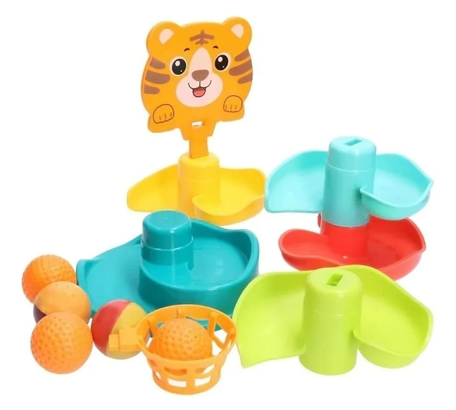 JUEGO DIDACTICO TOBOGAN DE PELOTAS PARA BEBES - 3