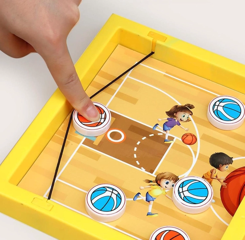 JUEGO DE HOCKEY DE MESA TABLERO DE MADERA - 4