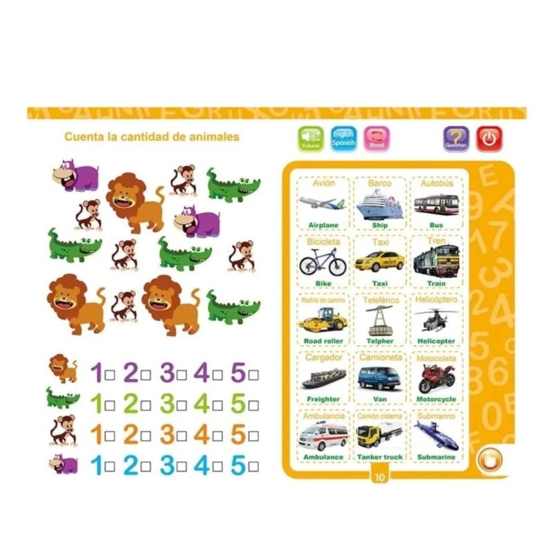 LIBRO DE APRENDIZAJE INTERACTIVO MUSICAL ESPAÑOL E INGLES - 2