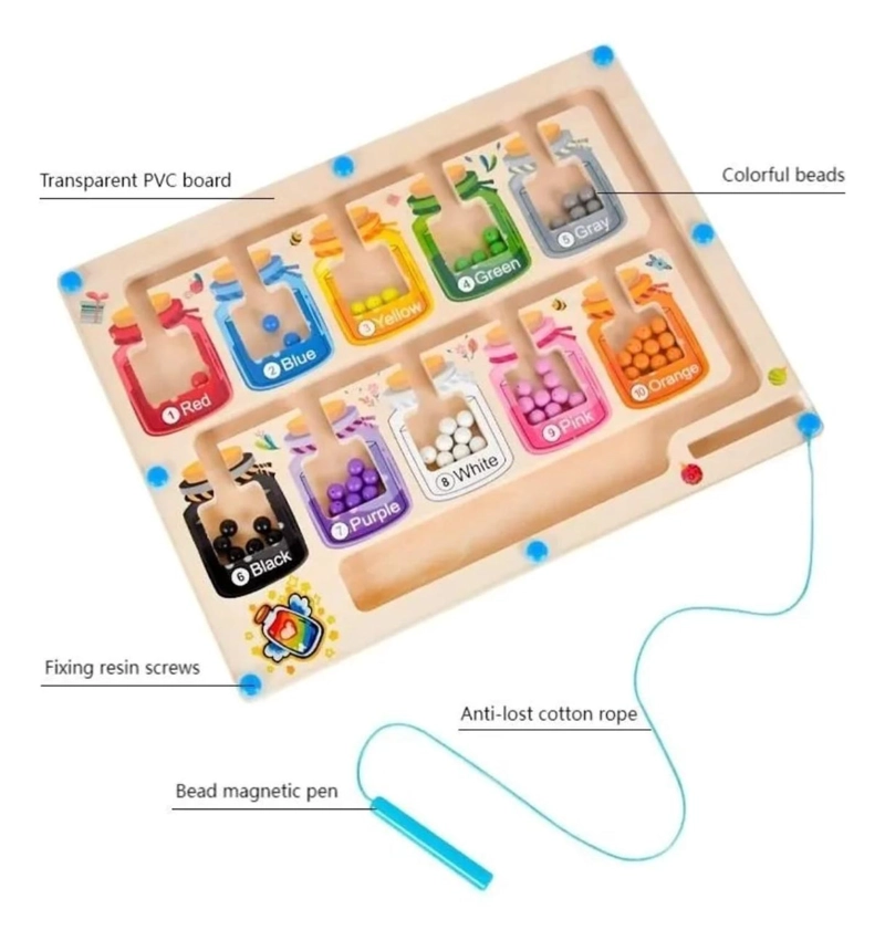 JUEGO MAGNETICO PARA CONTAR Y SABER LOS COLORES - 2