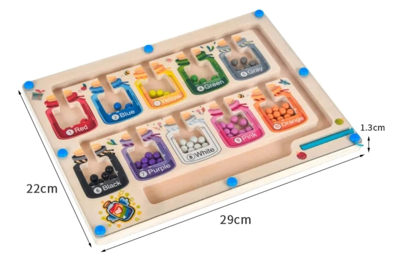 JUEGO MAGNETICO PARA CONTAR Y SABER LOS COLORES - 4