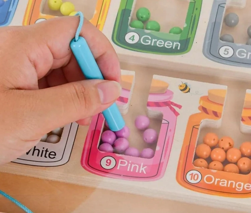 JUEGO MAGNETICO PARA CONTAR Y SABER LOS COLORES - 6