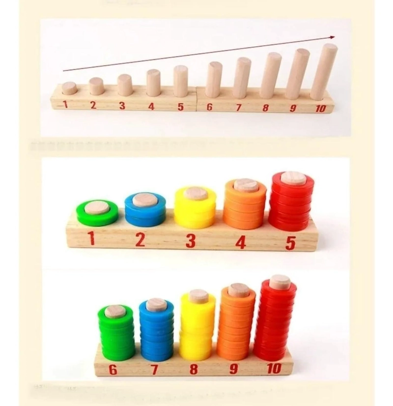 JUEGO DE APRENDIZAJE MATEMATICO DE MADERA - 3