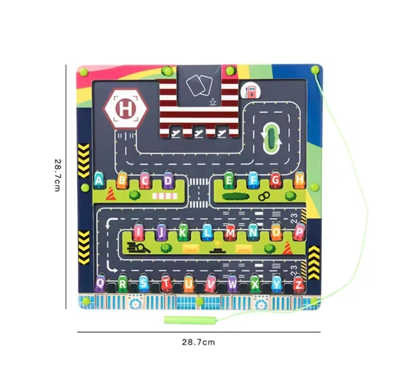 JUEGO LABERINTO MAGNETICO DEL ALFABETO PARA NIÑOS - 2