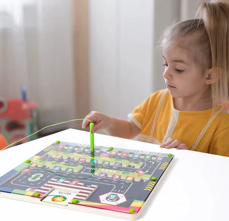 JUEGO LABERINTO MAGNETICO DEL ALFABETO PARA NIÑOS - 3