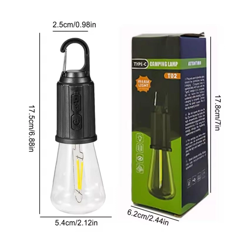 AMPOLLETA LED RECARGABLE USB PORTATIL - 2