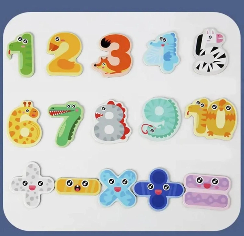 JUEGO DIDACTICO DE MADERA PARA APRENDER A CONTAR - 5