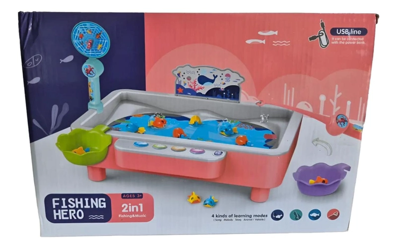 JUEGOS DE PESCA DIDACTICO CON SONIDO 2 EN 1 - 3