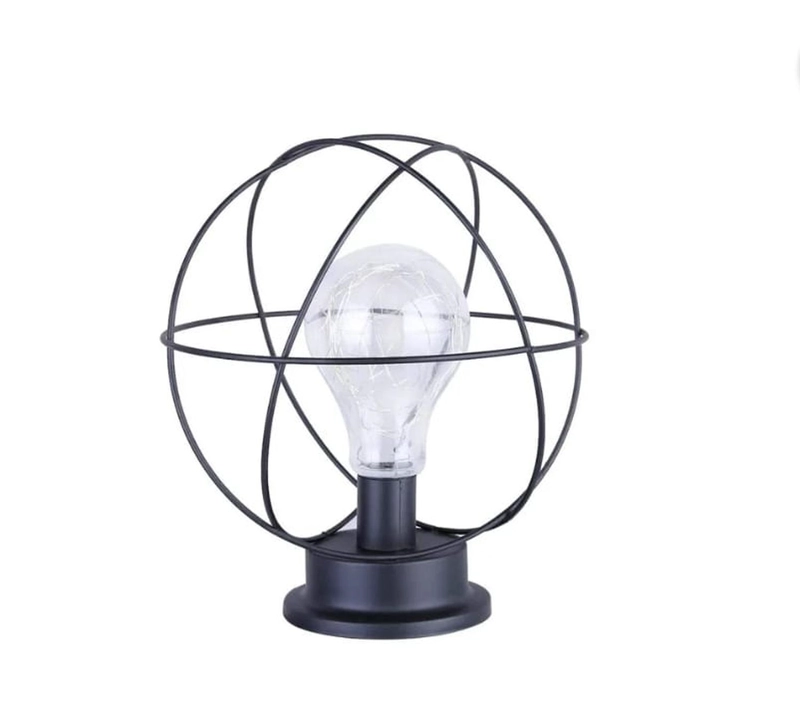 LAMPARA DE MESA VINTAGE CIRCULAR PORTATIL - 1