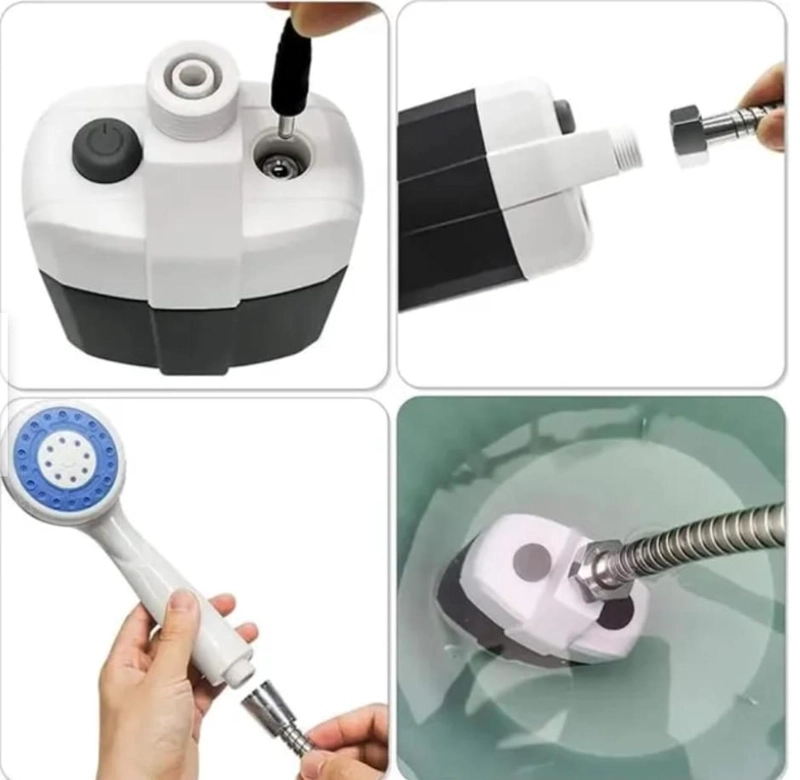 DUCHA PORTATIL RECARGABLE USB DUCHA PARA CAMPING SUMERGIBLE - 2