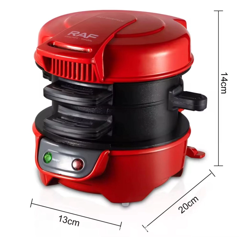 MINI MAQUINA PARA PREPARAR HAMBURGUESAS 600W - 3