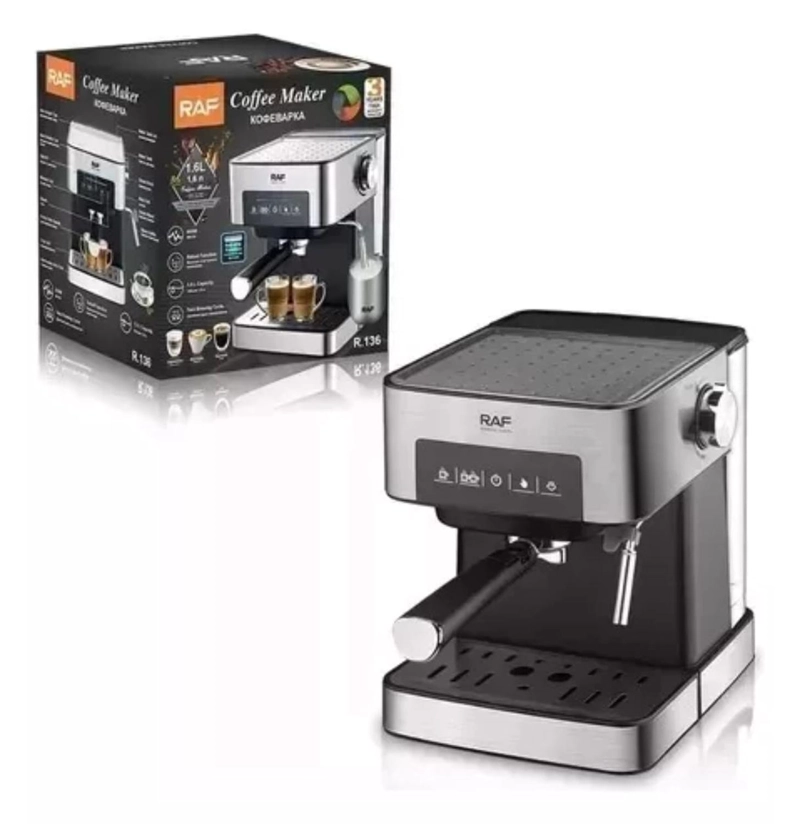 MAQUINA CAFE  ESPRESSO ESPUMADOR DE LECHE RAF R.136 - 2