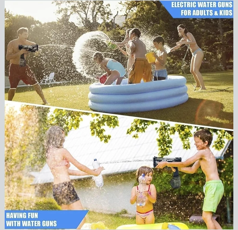 JUGUETE LANZA AGUA RECARGABLE USB - 3