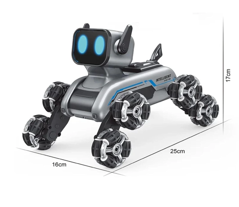 PERRO ROBOT INTELIGENTE E INTERACTIVO CON 8 RUEDAS - 2