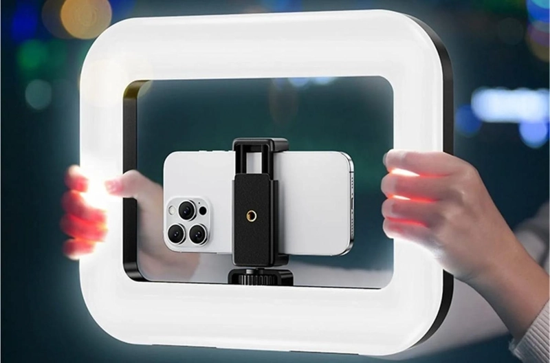 LUZ LED PORTATIL PARA CELULAR FOTOS Y VIDEOS - 2